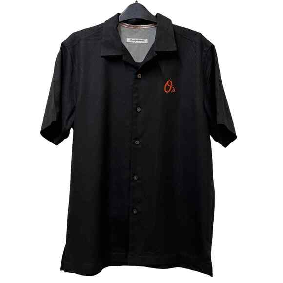 Tommy Bahama Baltimore Orioles MLB Silk Button Down NWT NEW - Picture 2 of 8